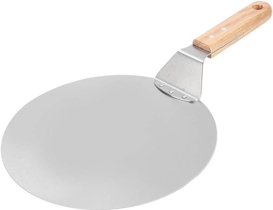 Hochwertiger Runder Kuchenheber/übertrager – Praktischer Pizzaschieber – Handlicher Pizzaschieber Zum Backen Von Hausgemachter Pizza Und Brot