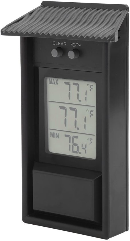 Wetter Und Luftfeuchtigkeit Im Außenbereich Höchst Mindestwerte Wetterfestes Digitalthermometer Wasserdichtes Außentemperaturmessgerät Für Gärten
