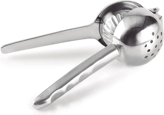 Manuelle Saftpresse Aus 18/10-edelstahl Für Limetten, Zitronen Und Orangen – Ergonomischer Griff – Spülmaschinenfest