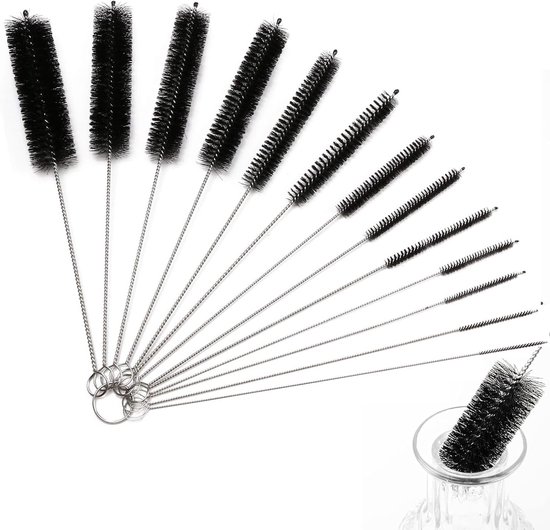13-teiliges Nylon-rohrbürstenset Für Flaschen, Schläuche, Reagenzgläser, Mixer, Entsafter Usw.