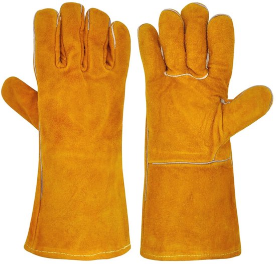 Feuerfeste Kaminhandschuhe Für Herren – Hitzebeständige Ofen- Und Grillhandschuhe