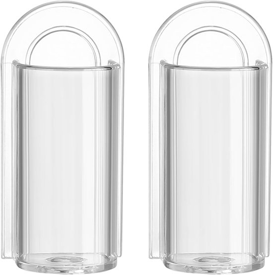 Zahnbürstenhalter – 2er-pack – Halter Für Elektrische Zahnbürsten – Wandmontage Ohne Bohren – Selbstklebende Wandhalterung