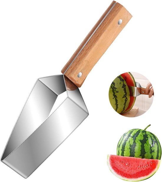 2er-set Wassermelonenschneider Manueller Edelstahlschneider Vielseitiger Obstschneider Praktisches Schneidegerät Für Küche Familienfeiern Und
