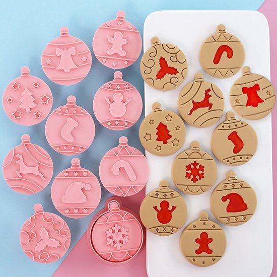 10-teiliges Weihnachtsplätzchen-ausstechförmchen-set Ausstechförmchen Für Weihnachten Ausstechförmchen Aus Kunststoff 3d-ausstechförmchen Für