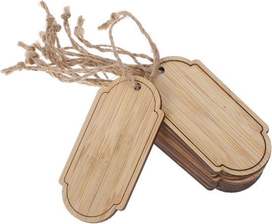 20 Wiederverwendbare Bambus-gartenetiketten, Quadratische Pflanzenstecker Zum Aufhängen, Nachhaltig Für Garten, Gemüsegarten Und Dekoration