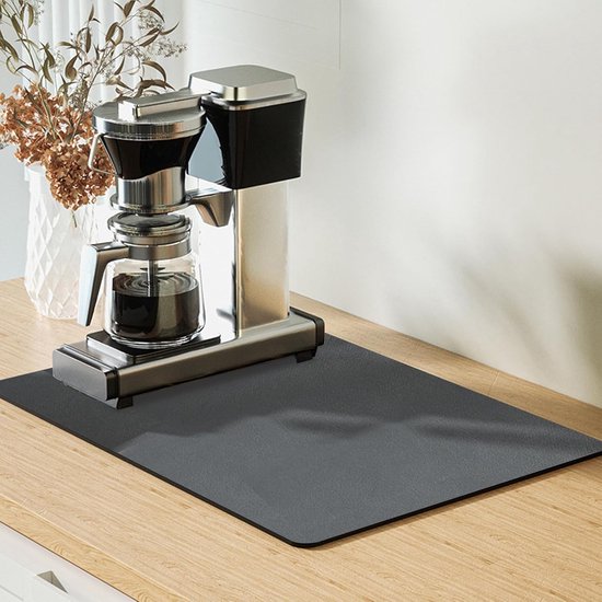 Silikon-kaffeemaschinenmatte Rutschfeste Und Wasserdichte Matte 30 X 40 Cm Geeignet Für Haushaltsgeräte Kann Als Abtropfmatte Und Saugfähige