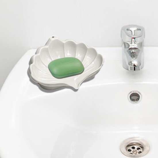 Seifenhalter In Muschelform – Selbstentleerend, Universell Einsetzbar, Dekorativ Für Dusche, Badezimmer Und Küche