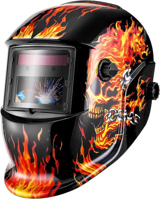 Schweißhelm Mit True Color-technologie, Großem Bildschirm, Automatischer Abdunkelung, Solarbetriebener Schweißhelm, Geeignet Für Lange Arbeitstage.