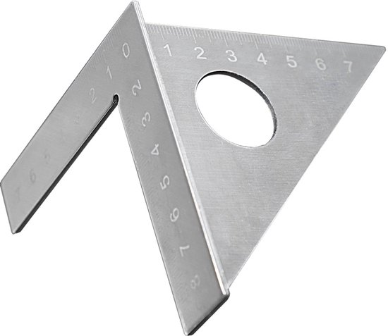 45/90°-winkelmesser Aus Edelstahl, Hochtemperaturbeständig, Präzisionsmesswerkzeug