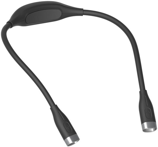 Wiederaufladbare Led-nackenleselampe Ideal Zum Lesen Im Bett 3 Helligkeitsstufen Flexibles Und Weiches Silikonband Für Hohen Tragekomfort Perfekt