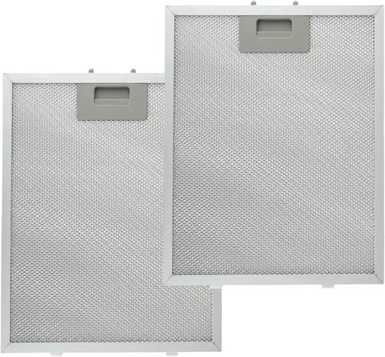 2-teiliger Dunstabzugshaubenfilter, 320 X 260 X 9 Mm, Universeller Aluminium-fettfilter Für Dunstabzugshauben, Passend Für Viele Führende Marken