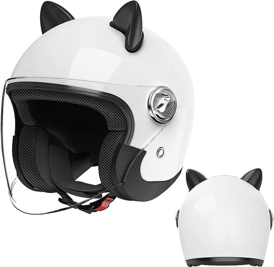 Offener Helm Klassischer Offener 3 4-helm Für Jugendliche Geeignet Für Elektroroller Mopeds Atvs Und Andere Fahrzeuge Dot-geprüft Größe E 54 62 62 Cm