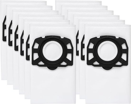 12er-pack Kfi 487 Filterbeutel Staubsaugerbeutel-zubehör Passend Für Kärcher Mv4 Wd4 Kwd4 Knt4 Wd5 Mv5 Kwd5 Wd6 Mv6 Wd 4 200 Wd 5 800 Se 5 100 Se