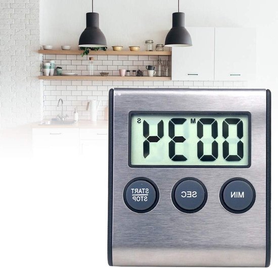Fafeicy Magnetischer Countdown-timer Tragbarer Digitaler Kochtimer Mit Speicherfunktion 99 Minuten Einstellbarer Timer Für Küche Und Wie