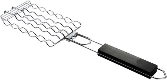 Grillbesteck-set – Grillrost Aus Edelstahl, 55,5 X 12 X 3 Cm Für Den Außengrill