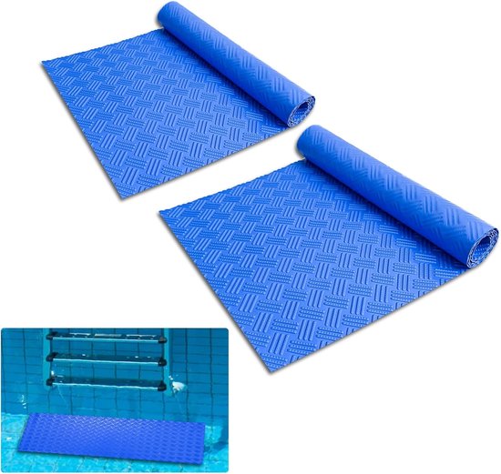 Leitermatten – 2 Stück, 90 X 40 Cm, Rutschfest, Zum Schutz Der Poolleiter