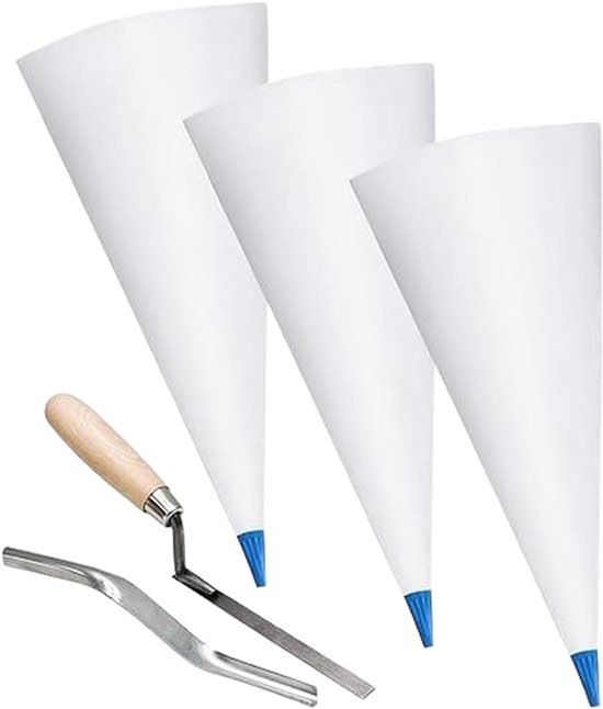 Pvc-leder-fugenbeutel-set – Bodenfliesen – Kleine Kelle – Nivellierwerkzeug