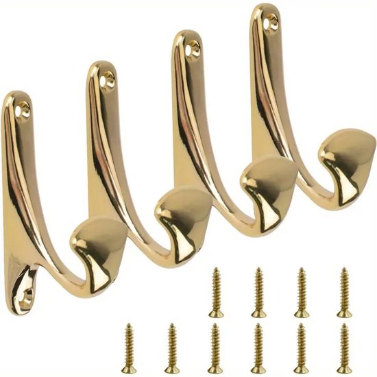 4er-set Aluminium-wandhaken Robust Und Langlebig Geeignet Für Bad, Küche Und Büro
