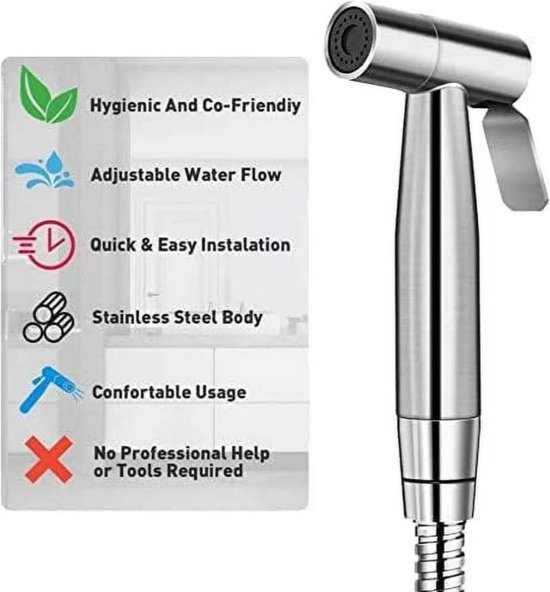 Handbrause Für Bidet-toiletten Edelstahl-handbrause Für Badezimmer Geeignet Zum Besprühen Von Stoffwindeln Für Die Toilettendusche Die Das Baden