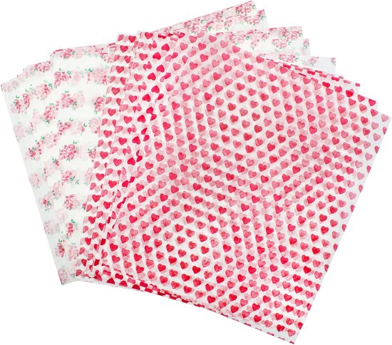 Wasserfestes, Fettdichtes Lebensmittelverpackungspapier Für 100 Scheiben Brot, Pommes Frites (250 X 215 Mm)