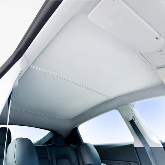 Geeignet Für Tesla Model Y - Elektrostatische Adsorptions-sonnenblende - Wärmeisolierende Sichtschutz-sonnenblende