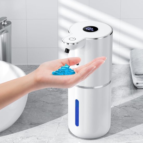 Seifenspender Gelversion Automatischer Spender 380 Ml Tank 6 Dosierstufen 1200 Mah Akku Berührungslos Wasserdicht Ipx5 Geeignet Für Küche Und Bad