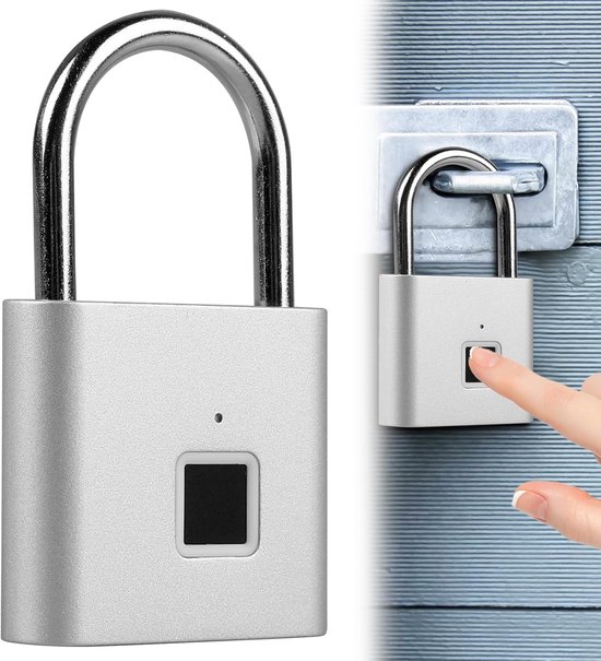 Allecto Plus – Wasserdichtes, Intelligentes Fingerabdruckschloss Mit Usb-aufladung Für Fitnessstudio Und Gepäck – Sicherheit Und Komfort