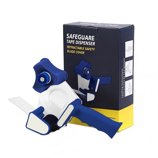 Metall-klebebandabroller – Ergonomischer Klebebandabroller – Geeignet Für Kartons, Verpackung Und Transport – 26 X 14 X 6,8 Cm – Ausführung 2