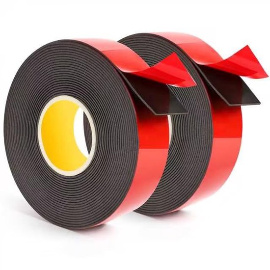 Superstarkes Doppelseitiges Klebeband – 2 Stück – Acrylkleber – Wasserfest – Geeignet Für Büro- Und Heimdekoration – 25 Mm X 10 M – Ausführung 1