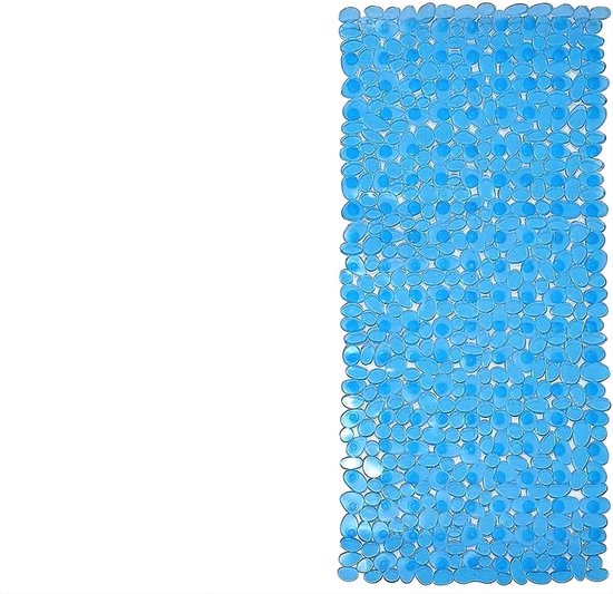 Rutschfeste Badematte Mit Saugnäpfen – Pvc-material – Maschinenwaschbar – 88 X 40 Cm – Transparentweiß