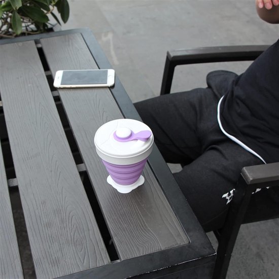 Faltbarer Silikonbecher, Tragbarer, Faltbarer Milchbecher, Faltbarer Reisebecher, Faltbarer Kaffeebecher