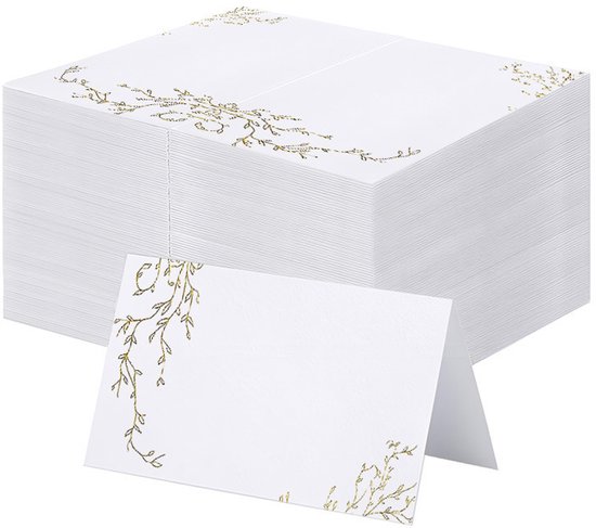 Jinye Tischkarten - 25er-set - Tischkarten Für Hochzeiten Und Partys - Hervorragend Geeignet Als Platzkarten Und Etiketten Für Buffets
