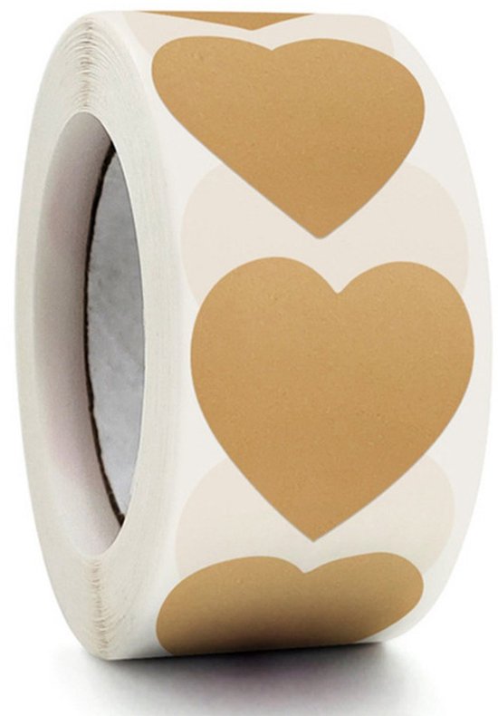 Etiketten 2 Rollen (500 Aufkleber Pro Rolle) Herzaufkleber Selbstklebend Herzförmige Etiketten Kleine, Farbcodierte Aufkleber Für Hochzeiten, Scr
