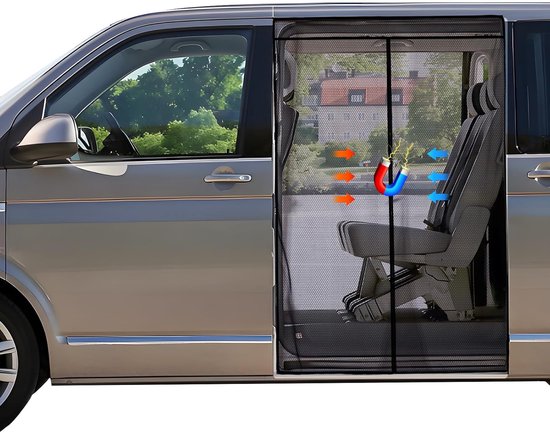 Magnetisches Moskitonetz, Passend Für Vw T5 Und T6, Für Schiebetüren, Als Fliegengitter, Insektenschutz, Sonnenschutz, Seitentür-sonnenschutz, Camping