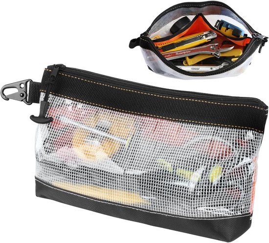Set Mit 5 Aufbewahrungstaschen Mit Reißverschluss Transparente Werkzeugtaschen Aus Pvc Wasserdichte Und Antistatische Werkzeugorganizer Mit Mit