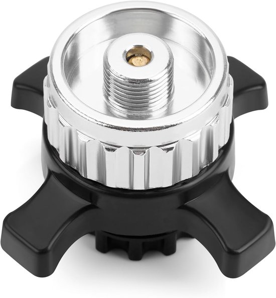 Adapter Für Gaskocher Wandelt Eine Gasflasche Mit Bajonettanschluss In Eine Gasflasche Mit 7 16-zoll-gewinde Um Gasbrenneradapter Für 1 Stück Silber