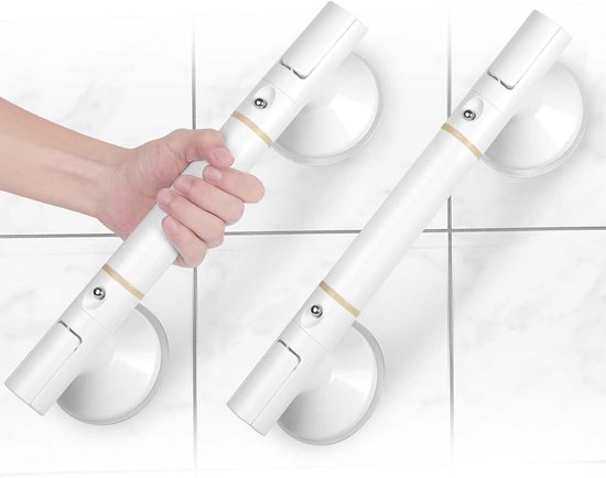 Haltegriff Für Die Badewanne – Großer Saugnapf, 2er-set, Mit Leuchtfunktion, Kein Bohren Erforderlich
