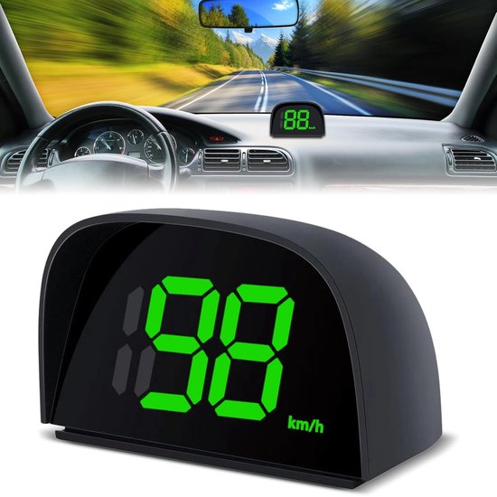 Universeller Digitaler Hud-tachometer, Geeignet Für Autos, Motorräder Und Fahrräder, 2-zoll-bildschirm, Grün