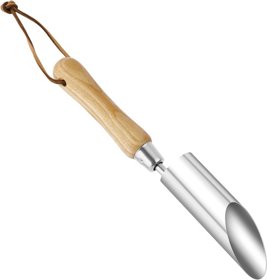 Blumenzwiebelpflanzer, Blumenzwiebelpflanzer Mit Holzgriff, Manueller Lochbohrer Aus Edelstahl, Gartengeräte Für Saatgut, Blumen Und Gartenzäune