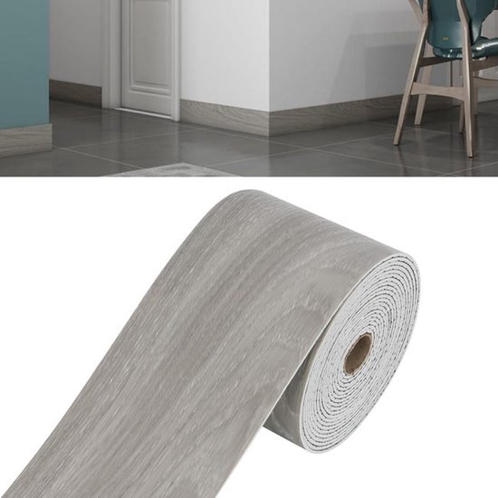 5 Meter Flexible, Selbstklebende Sockelleiste – Übergangsprofil – Geeignet Für Böden, Wände Und Fußleisten – Marmor-holzoptik