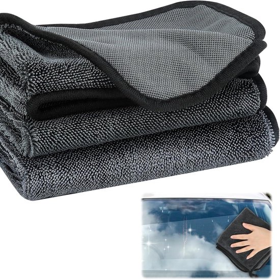 Mikrofasertücher – 6 Stück, 500 G/m², 30 X 40 Cm, Super Saugfähig, Weich, Für Die Professionelle Reinigung Von Auto, Haushalt Und Küche.