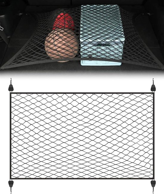 Kofferraum-aufbewahrungsnetz 24 X 16 Zoll Auto-organizer-netz Universelles Haustiernetz Geeignet Für Die Meisten Pkw Suvs Wohnmobile Lkws Und