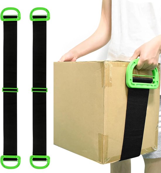 Transportgurt, 2-teilig, Verstellbare Hebegurte, Tragkraft Bis 150 Kg, Geeignet Für Möbel, Kisten, Klaviere Und Bücherregale