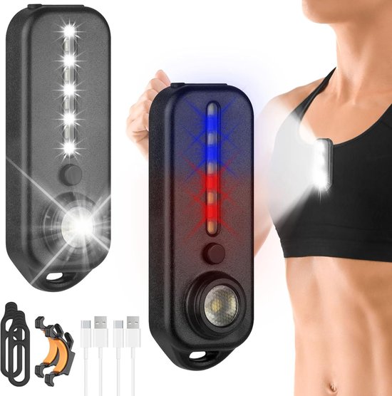 Arbeitsleuchte – 2er-pack Montierbare Taschenlampe, Tragbare Wiederaufladbare Led Mit 5 Modi, Ultrahell Für Camping, Angeln, Notfälle