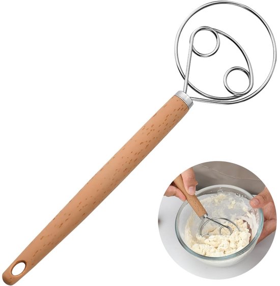 Teigkneter – Schneebesen – Rührgerät – Zur Zubereitung Verschiedener Brotsorten – Edelstahl