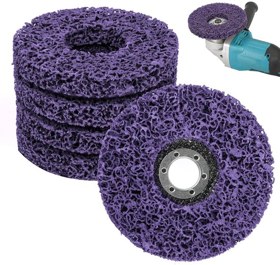 Stück Csd-schleifscheiben 125 Mm Für Winkelschleifer Rostentfernung Grobe Schleifscheiben Schleifaufsatz Grobe Reinigungsscheiben Violette Zum