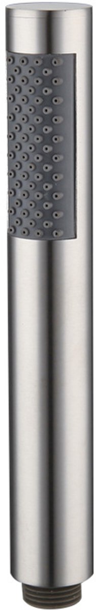 Duschkopf Mit 1,5 M Schlauch – Handbrause – Universal – Wassersparend – Hochdruck – Knickfester Schlauch – Gebürstetes Silber – Edelstahl Und Abs – 19 X 3 Cm – 1/2"-gewinde