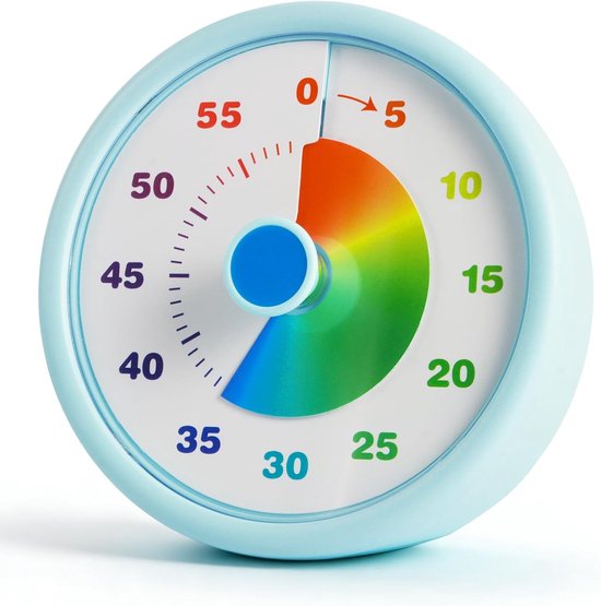 Visueller Kindertimer 60-minuten-stoppuhr Mit Magnet Geräuschloser Timer Für Erwachsene Pomodoro-timer Geeignet Für Zeitmanagement In Der Küche