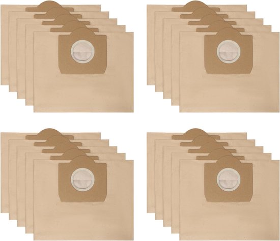20 Staubsaugerbeutel Passend Für Kärcher Wd3/mv3/2201/2204/2504 Staubsauger, Alternativen Passend Für Filterbeutel 6.959-130.0