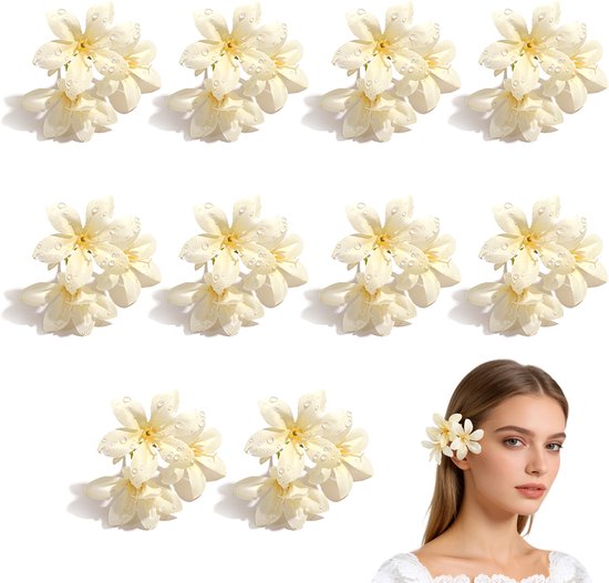 10er-pack Künstliche Lilien Kunstblumen Seidenblumen Realistische Dreiblättrige Tautropfenlilien Ideal Für Hochzeiten Realistische Lilienköpfe
